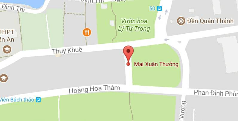Phố Mai Xuân Thưởng, quận Tây Hồ, Hà Nội